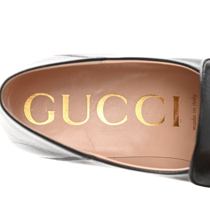 Gucci Goatskin Crystal Womens Horsebit Loafers 39.5 Black 6 of 8