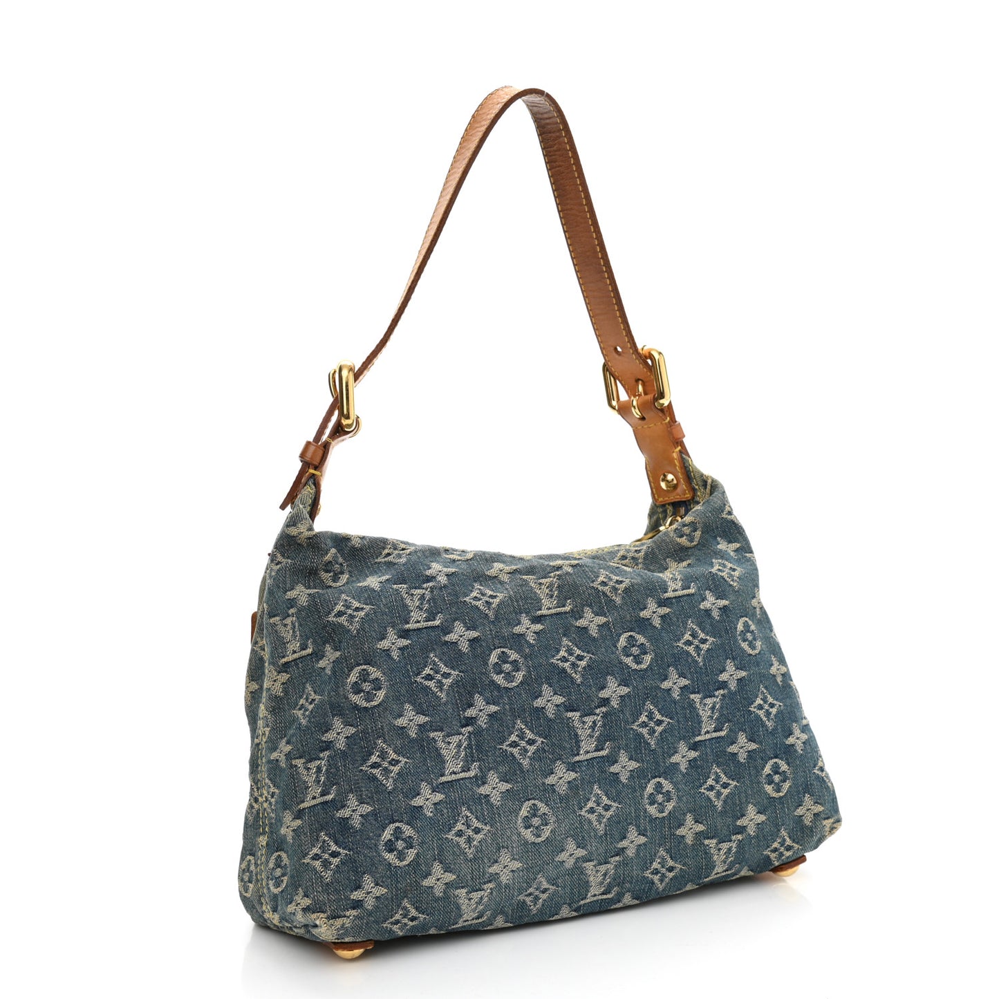 Monogram Denim Baggy PM Blue