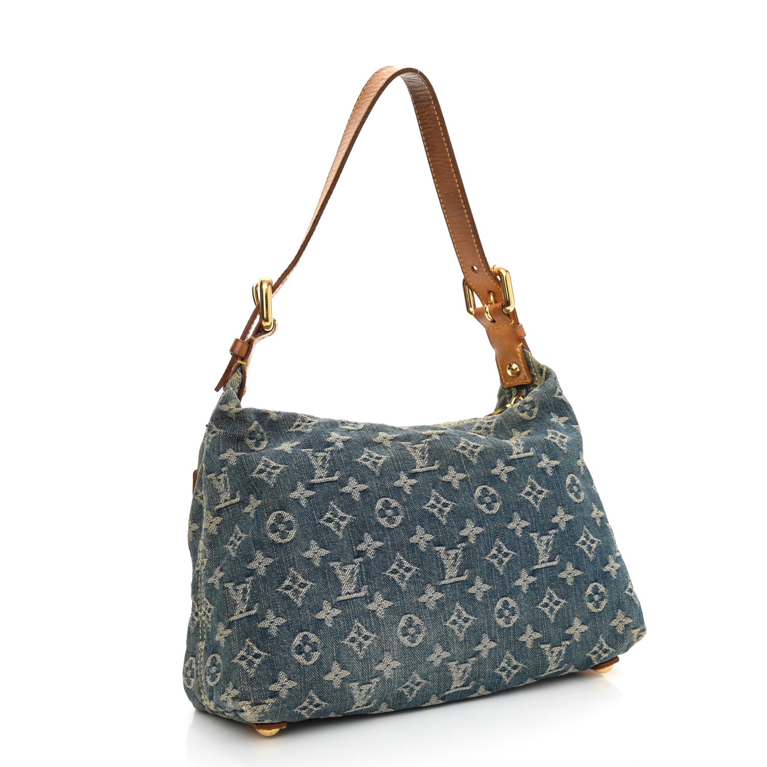 Louis Vuitton Monogram Denim Baggy PM Blue 3 of 10