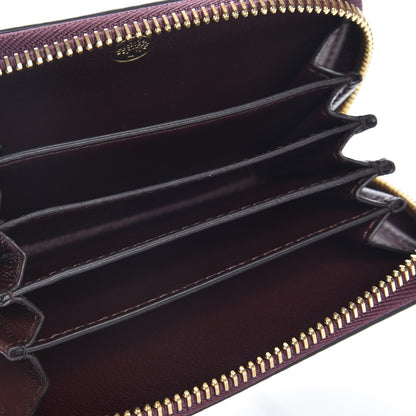 Mulberry Small Classic Grain Zip Around Purse Burgundy 5 of 8
