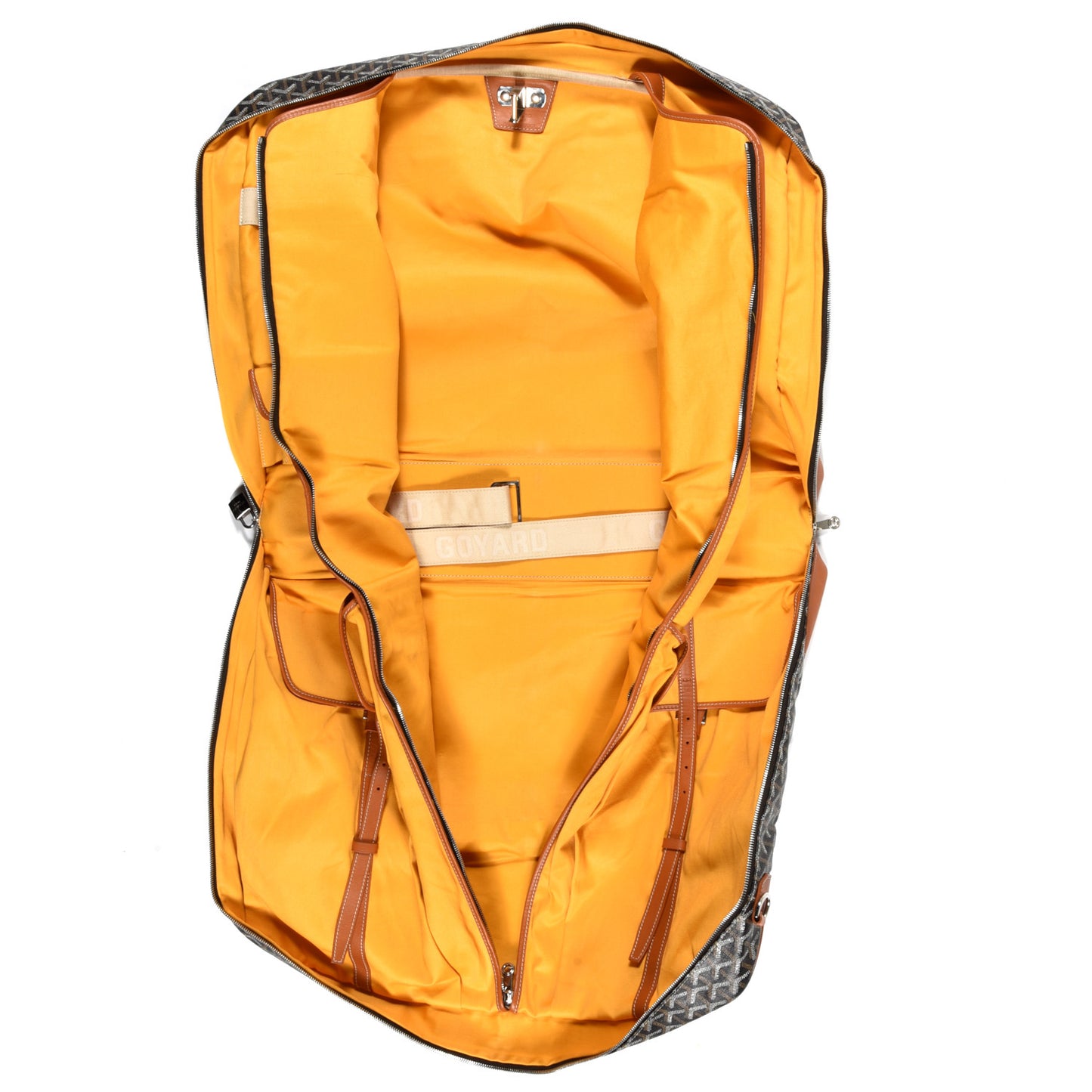 Goyardine Porte-Habits Garment Bag Black Gold