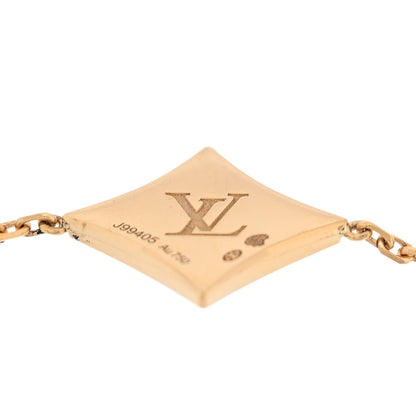 Louis Vuitton 18K Yellow Gold Diamond Black Onyx Color Blossom BB Star Bracelet 4 of 5