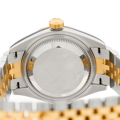 Rolex Stainless Steel 18K Yellow Gold Diamond Mother of Pearl 28mm Oyster Perpetual Datejust Watch 279173 5 of 6
