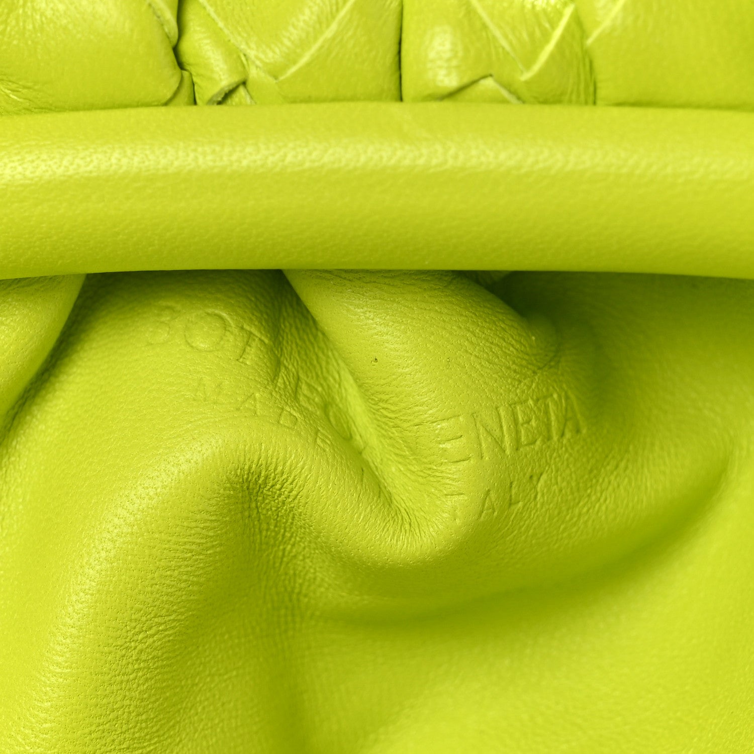 Bottega Veneta Nappa Maxi Intrecciato The Pouch Oversized Clutch Kiwi 6 of 8