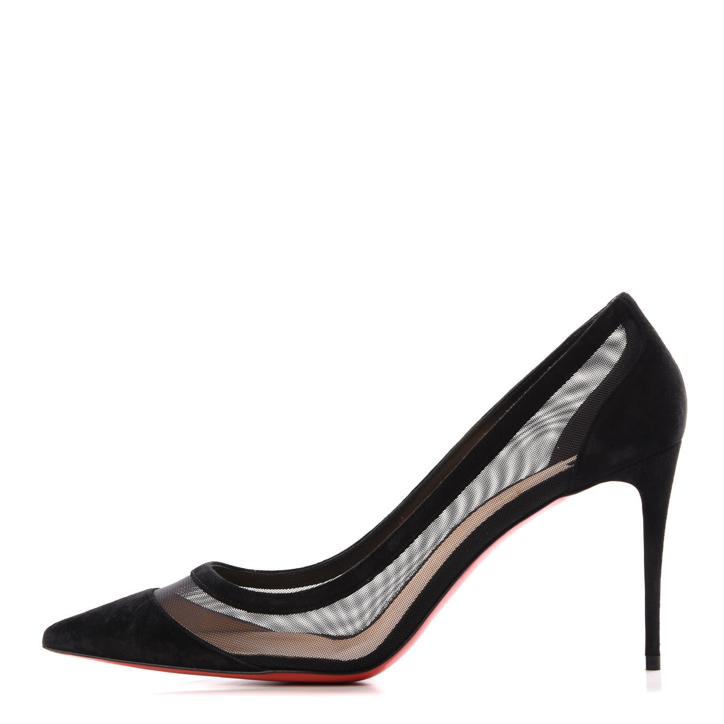 Veau Velours Rete Galativi 85 Pumps 41.5 Black