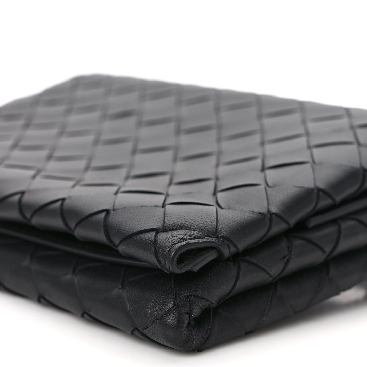 Nappa Intrecciato Belt Bag Black