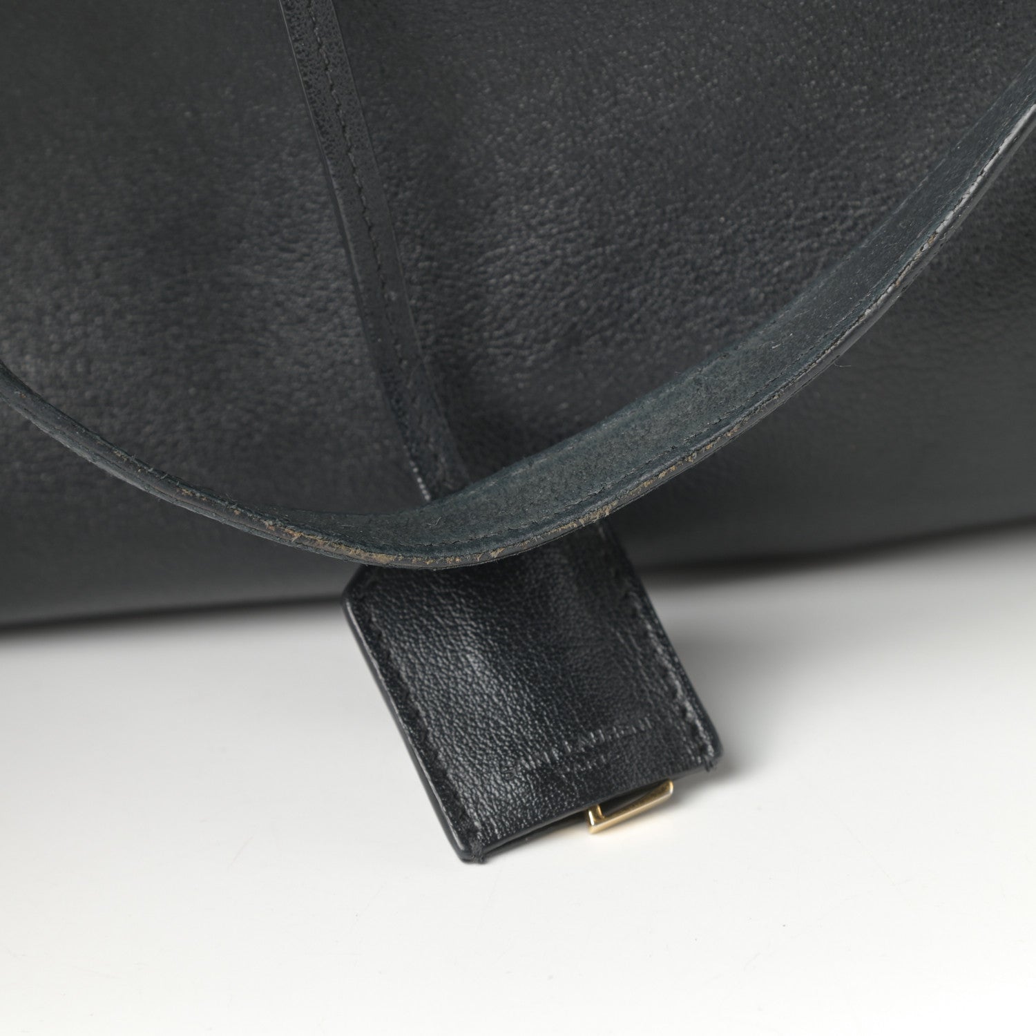 Saint Laurent Calfskin Large Shopping Tote Black 18 of 19