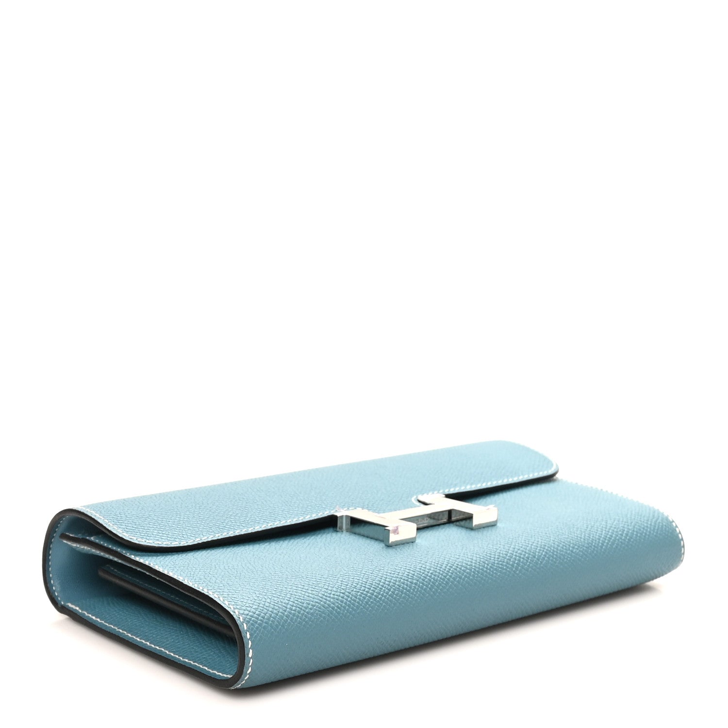 Hermes Epsom Constance Wallet To Go New Bleu Jean 4 of 8