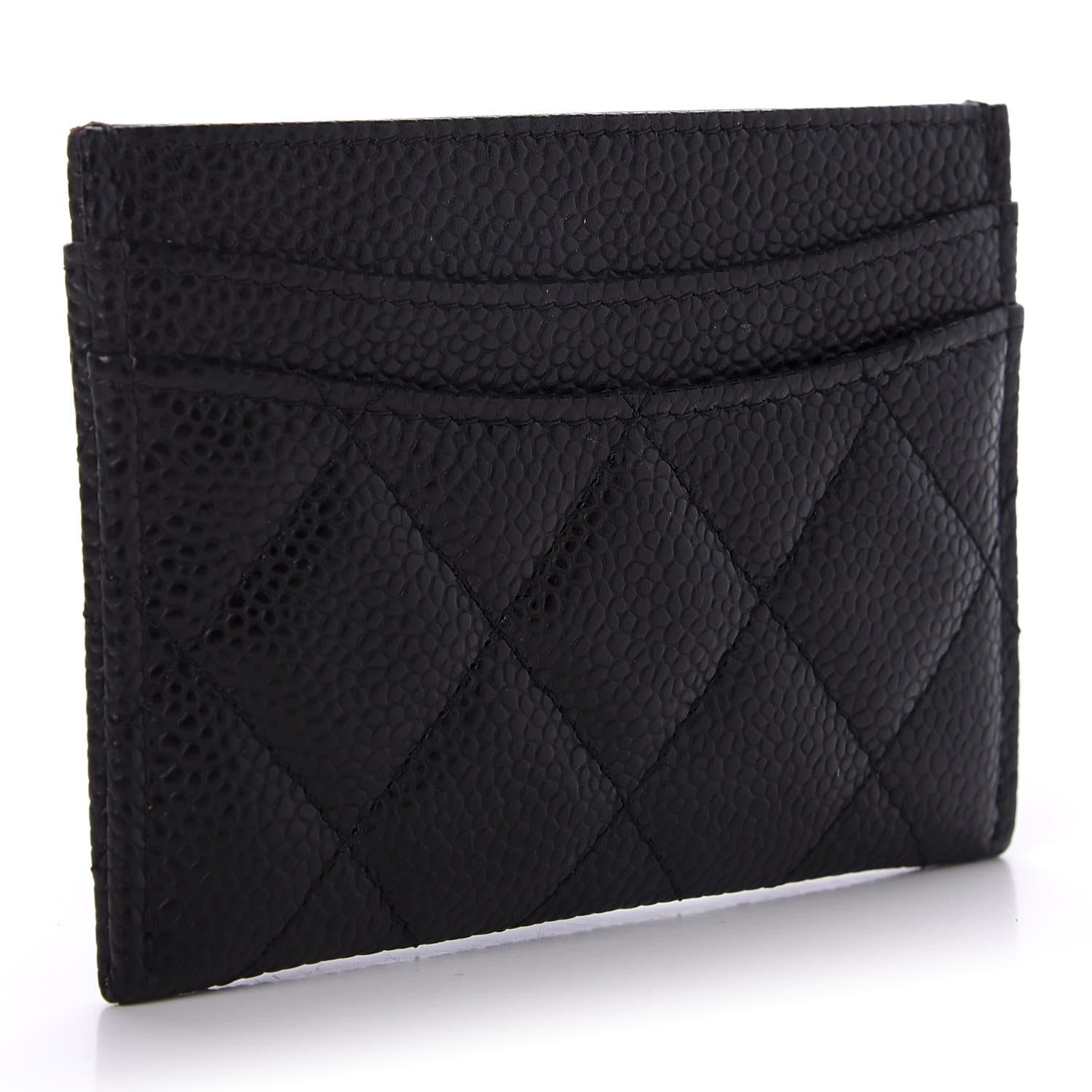 Chanel Caviar Quilted Card Holder Black 3 of 10