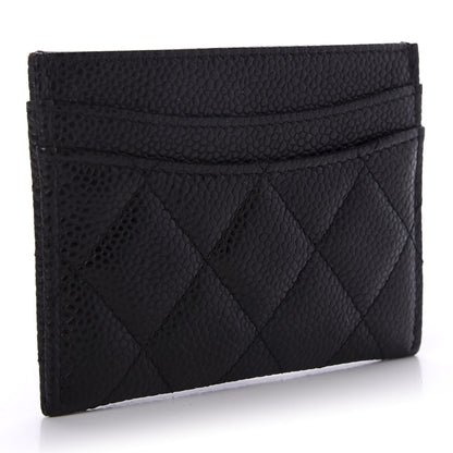 Chanel Caviar Quilted Card Holder Black 3 of 10