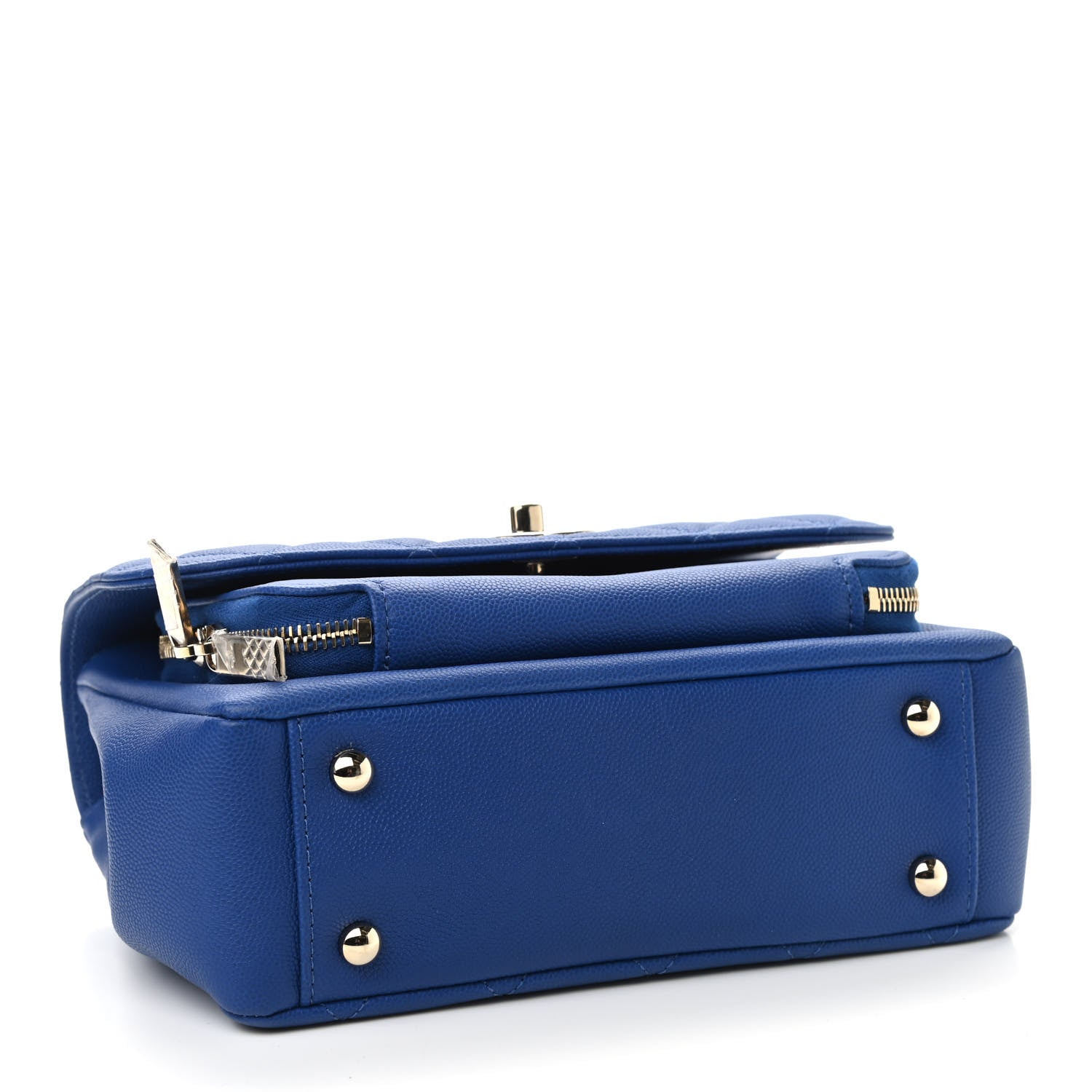 Chanel Caviar Quilted Medium Business Affinity Flap Dark Blue 4 of 9