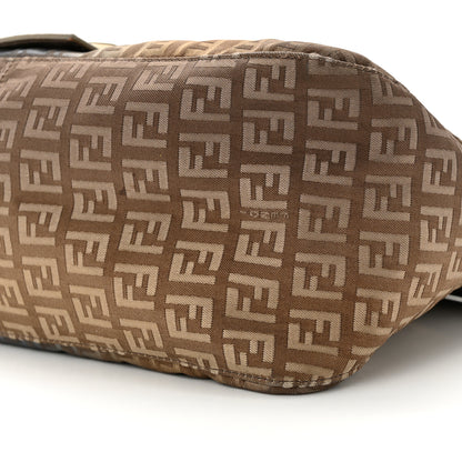 Fendi Zucchino Vitello Mama Baguette Brown Blue 9 of 10