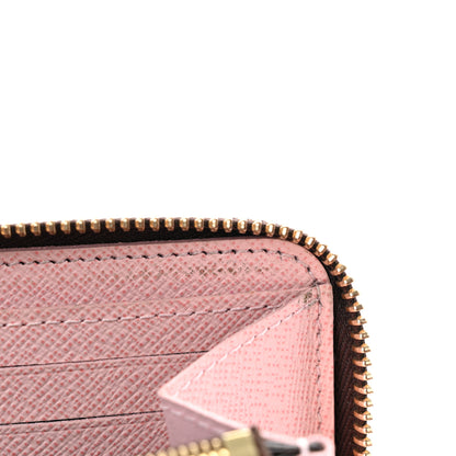 Louis Vuitton Monogram Clemence Wallet Rose Ballerine 7 of 11