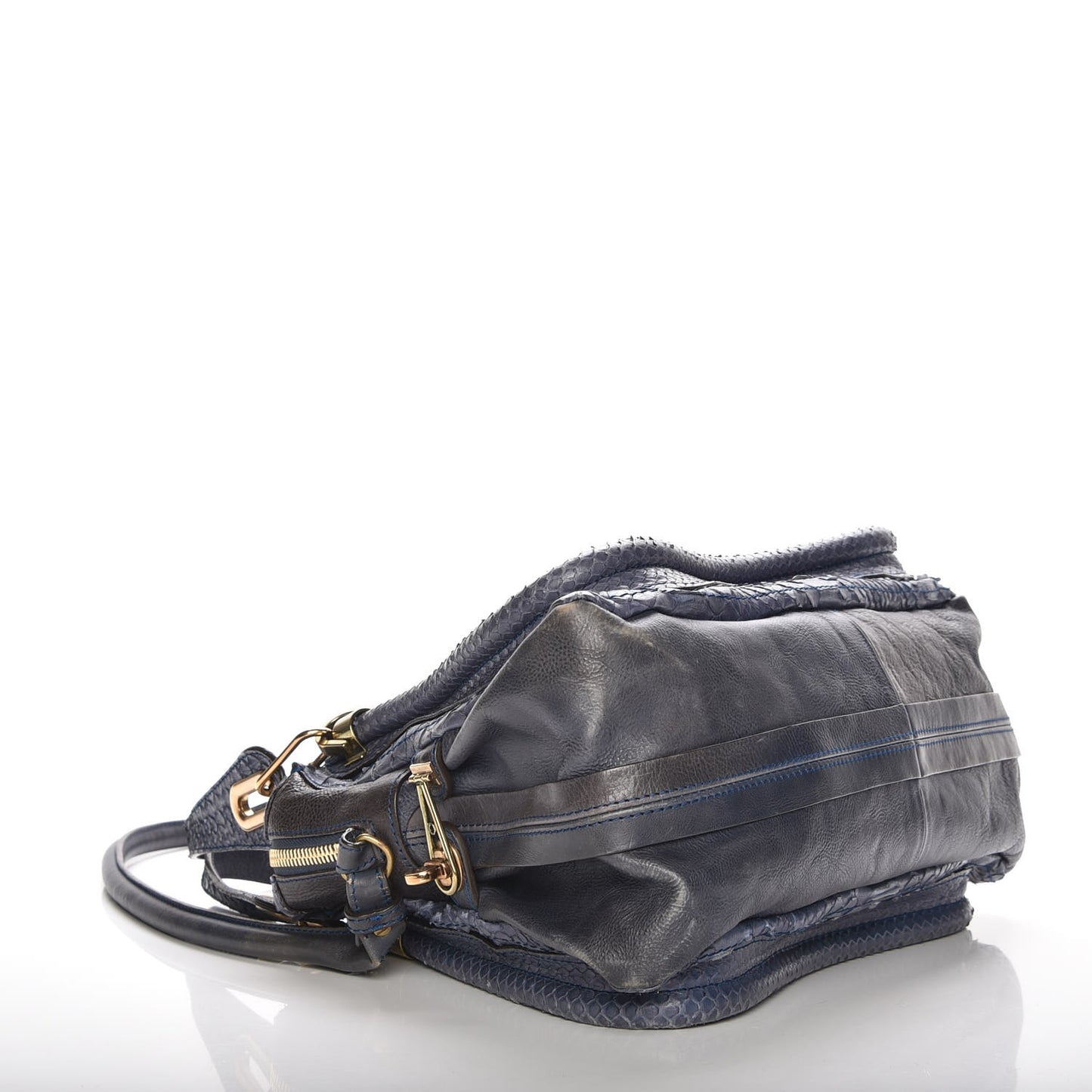 Python Calfskin Medium Paraty Blue Nuit