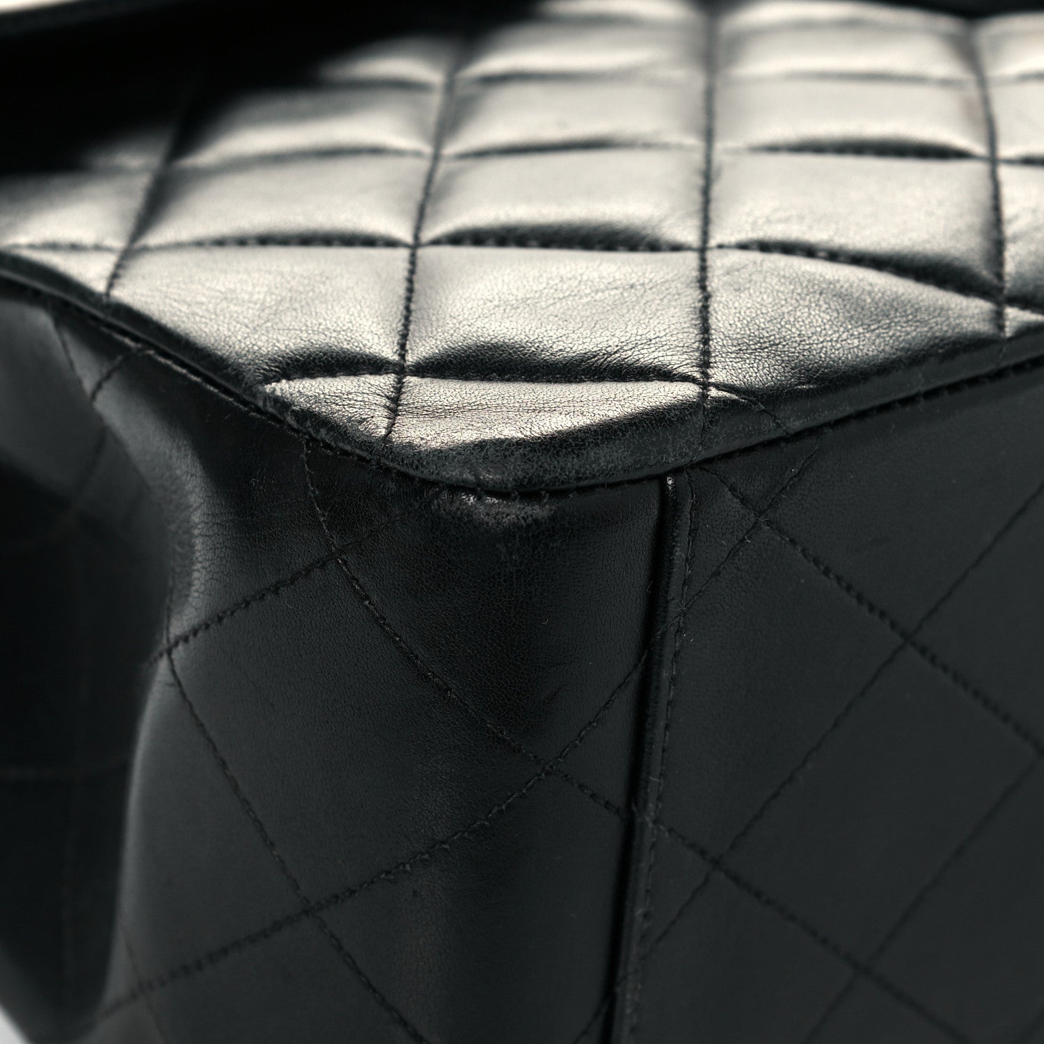 Chanel Lambskin Quilted XL Jumbo Single Flap Black 5 of 23