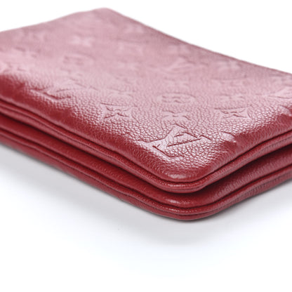 Louis Vuitton Empreinte Double Zip Pochette Cherry Berry 8 of 8