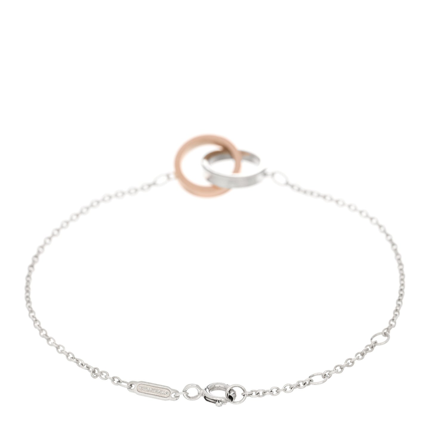 Sterling Silver Rubedo 1837 Interlocking Bracelet