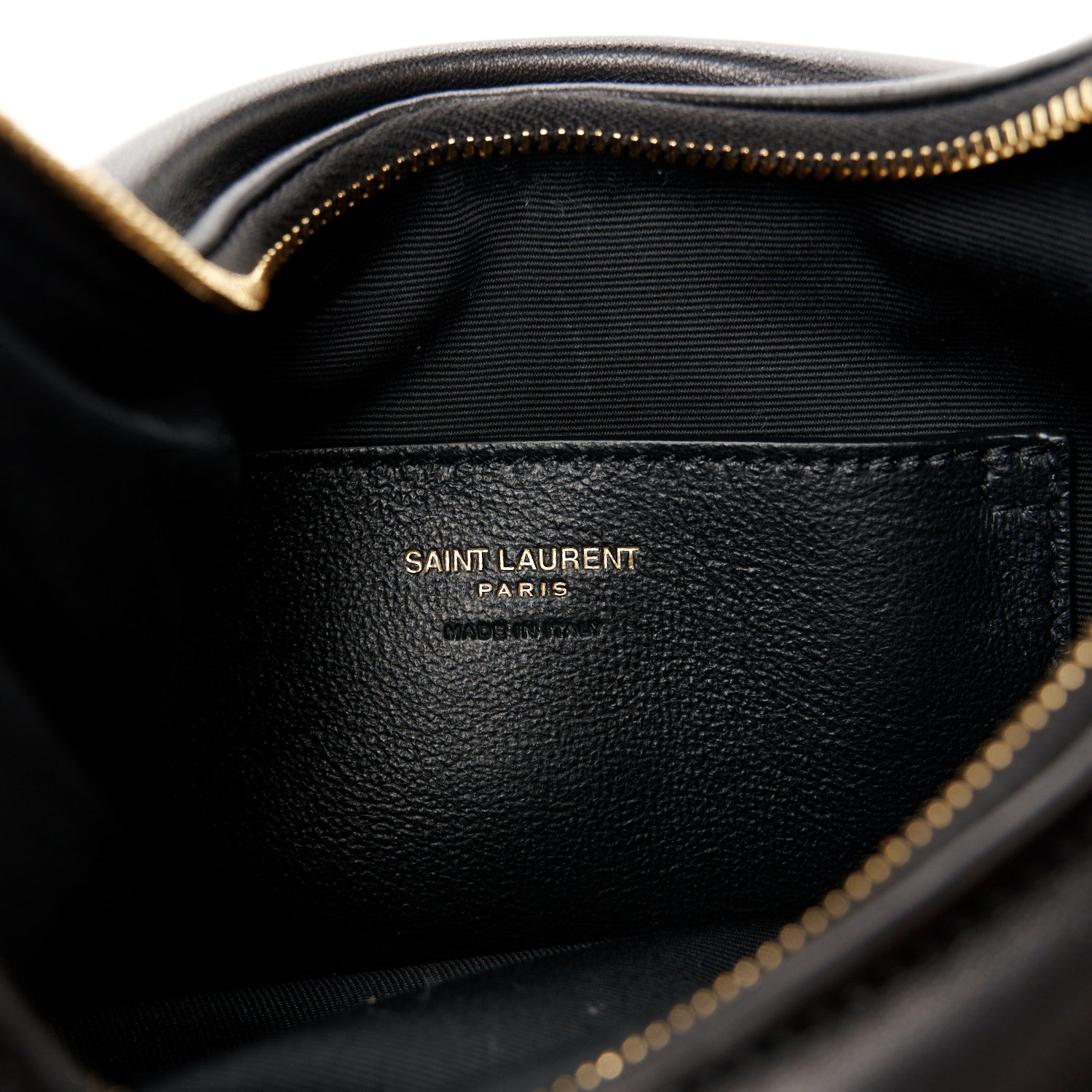Saint Laurent Plunged Lambskin Calypso Mini Hobo Black 6 of 10