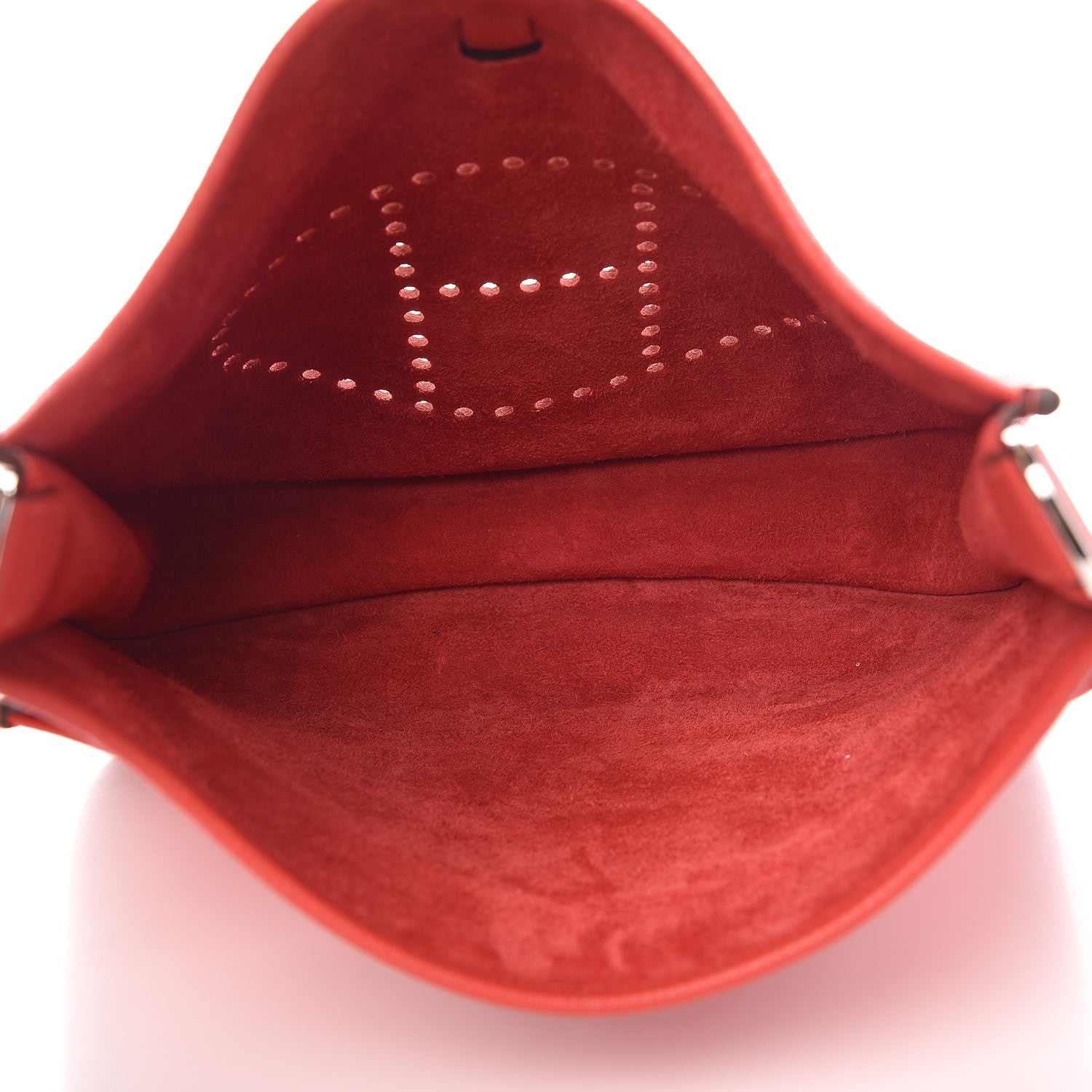 Hermes Taurillon Clemence Evelyne III PM Rouge Pivoine 5 of 9