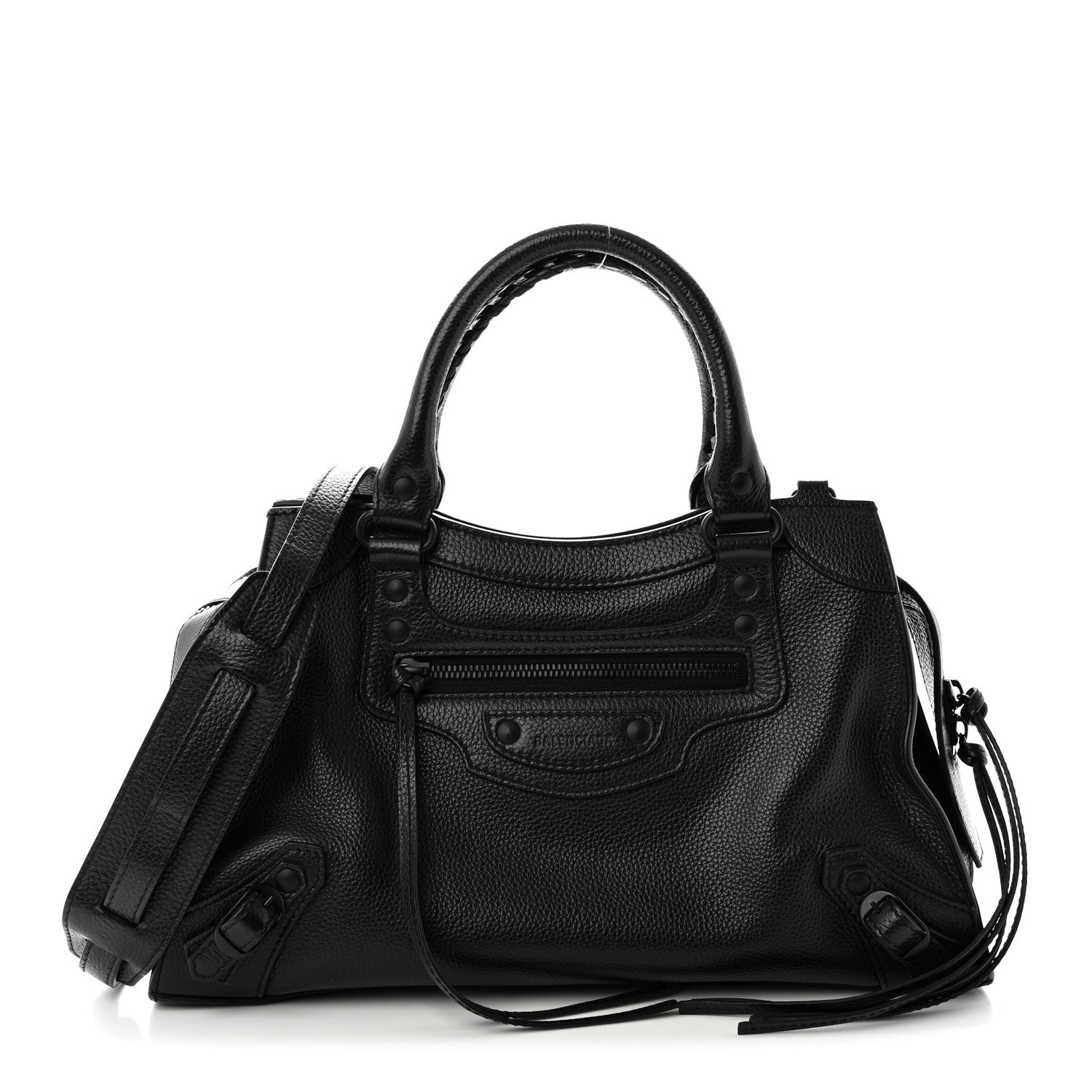 Balenciaga Grained Calfskin Neo Classic Black Hardware S City Black 1 of 10