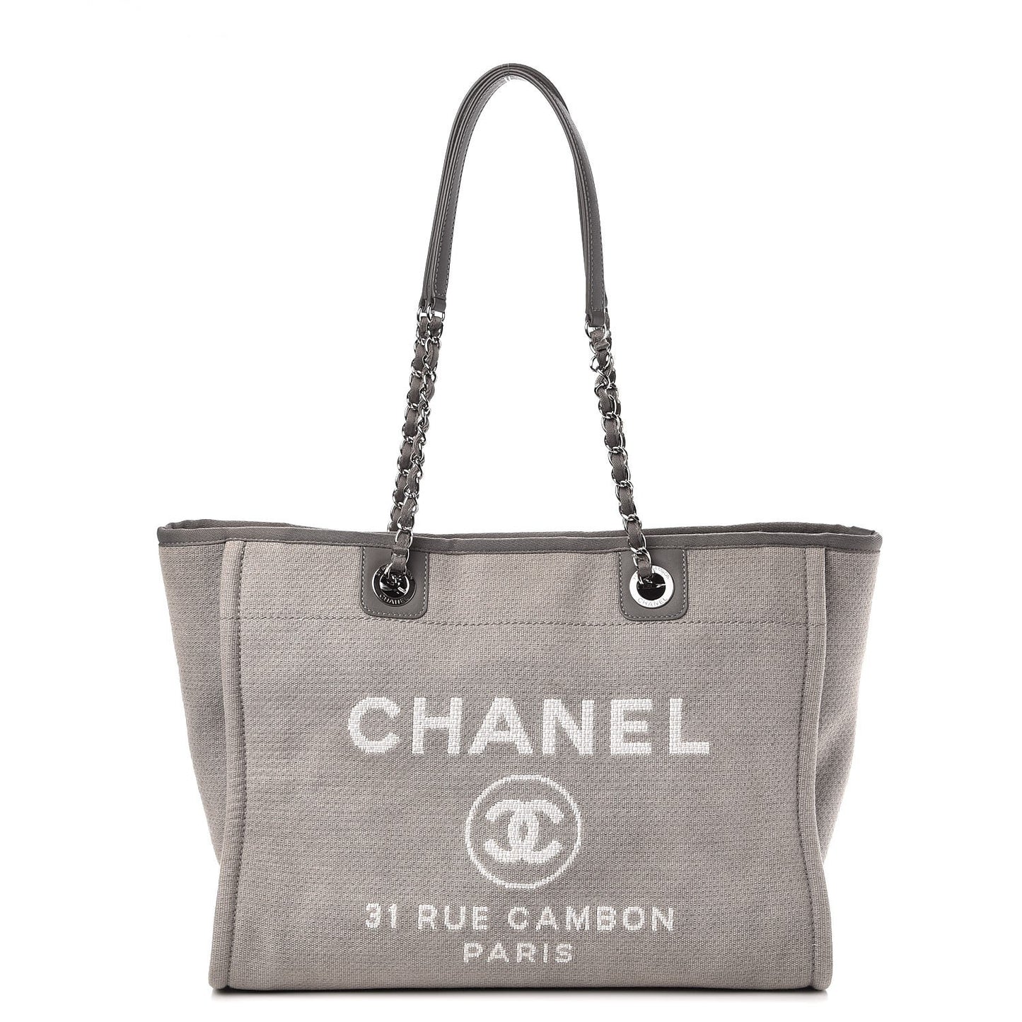 Canvas Small Deauville Tote Grey