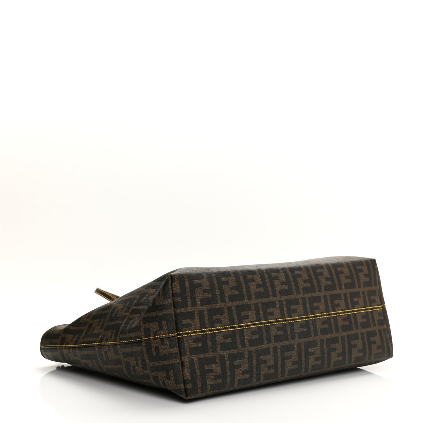 Zucca Spalmati Medium Roll Tote Tobacco Yellow