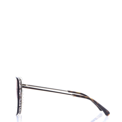 Chanel Acetate Metal Pearl Butterfly Sunglasses 4236-H Brown 3 of 7