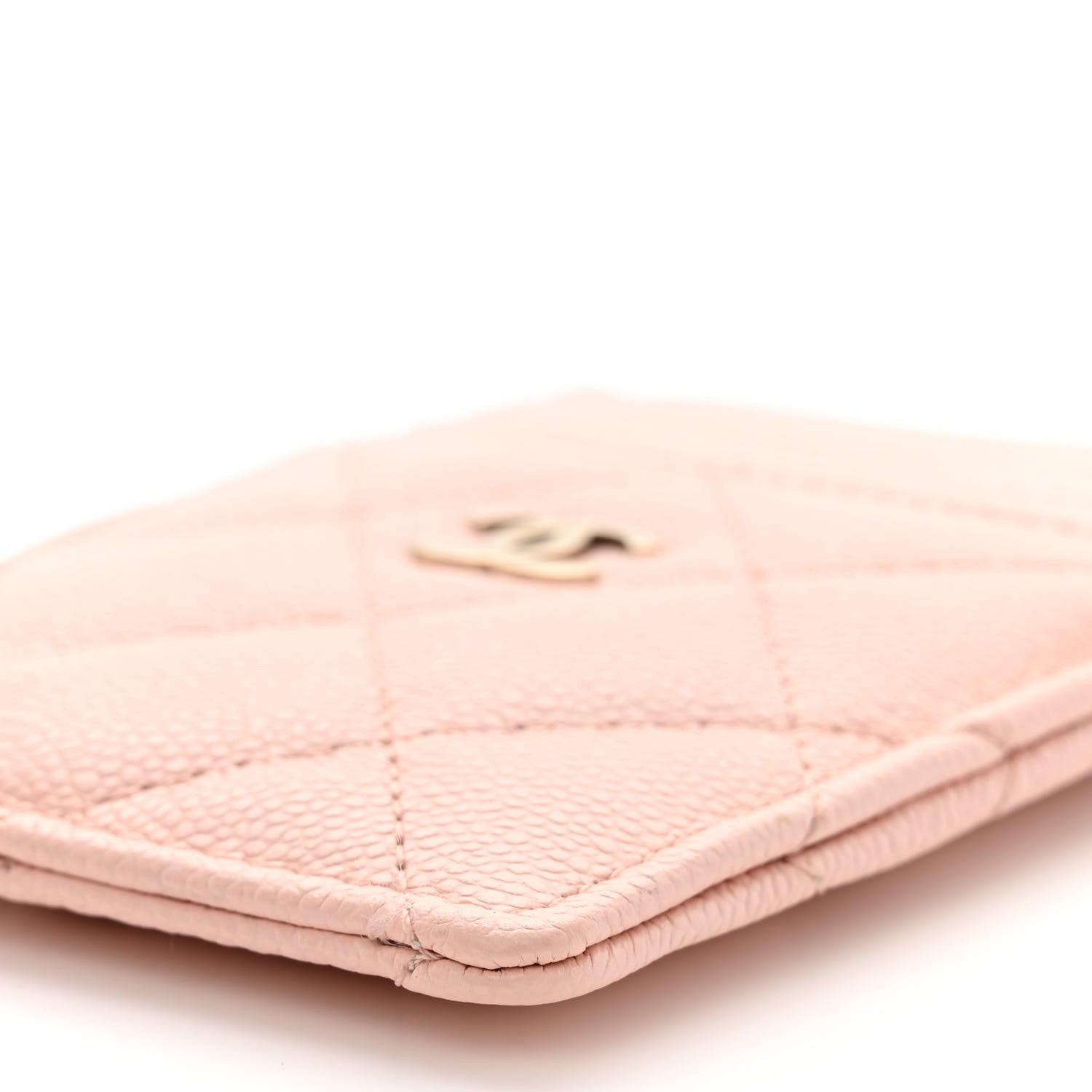 Chanel Caviar Quilted Card Holder Light Pink 10 of 11