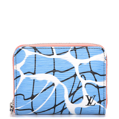Louis Vuitton Epi Zippy Coin Purse Aqua 1 of 7