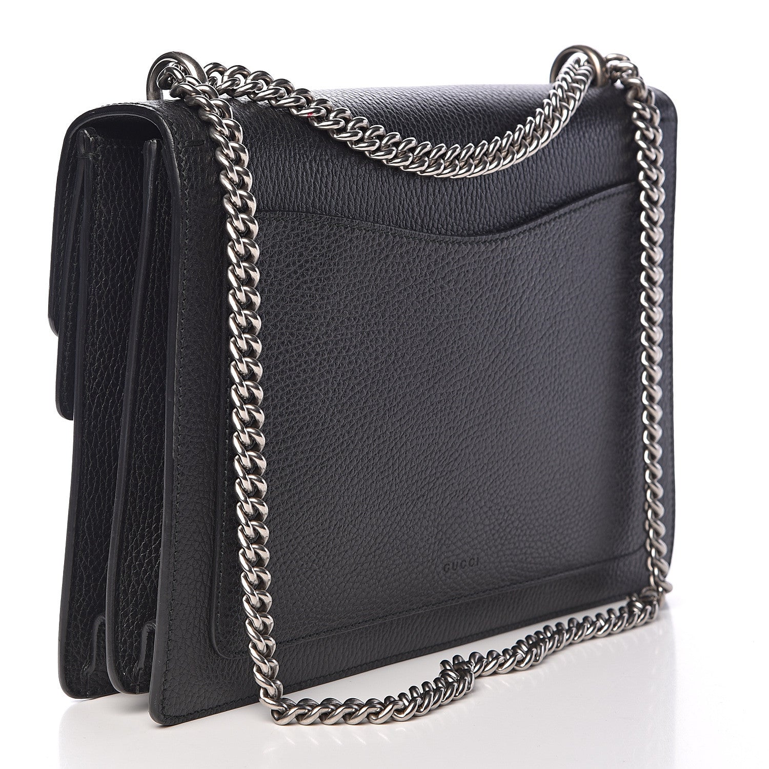 Gucci Dollar Calfskin Crystal Medium Dionysus Shoulder Bag Black Black Diamond 3 of 10