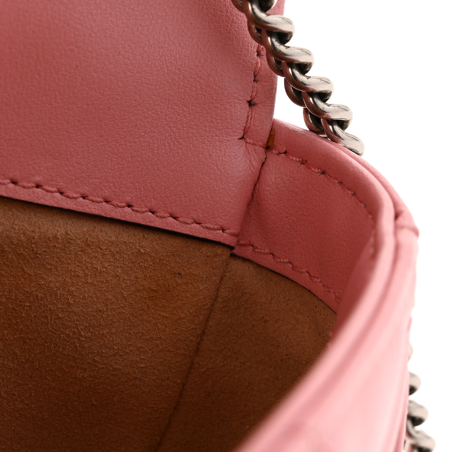 Calfskin Matelasse Super Mini GG Marmont Shoulder Bag Wild Rose Wild Rose