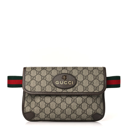 Gucci GG Supreme Monogram Neo Vintage Web Belt Bag Brown 1 of 8