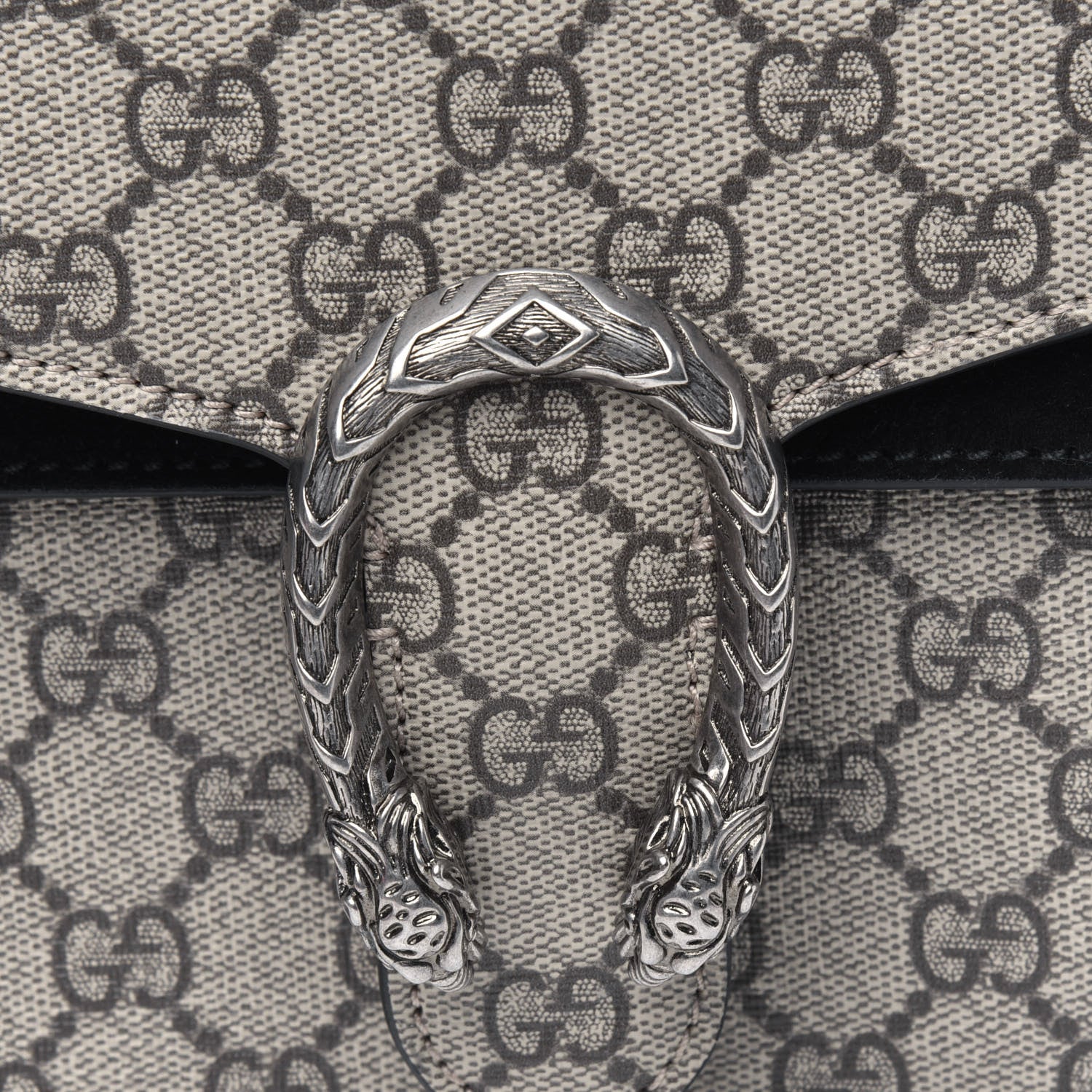 Gucci GG Supreme Monogram Mini Dionysus Shoulder Bag Black 15 of 15
