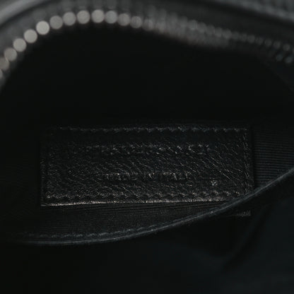 Saint Laurent Calfskin Matelasse Chevron Round Vinyle Camera Bag Black 7 of 10
