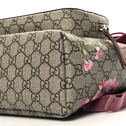 Gucci GG Supreme Monogram Blooms Small Single Buckle Backpack Beige Multicolor Dry Rose 10 of 10