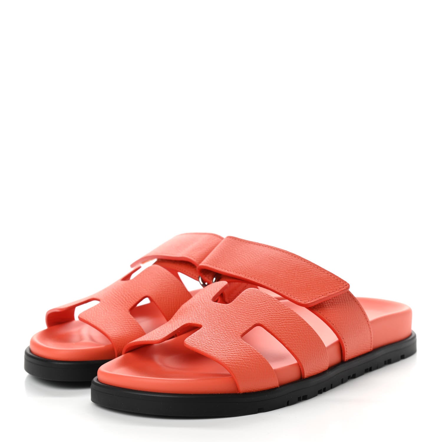 Hermes Epsom Womens Chypre Sandals 35 Rose Sorbet 3 of 8