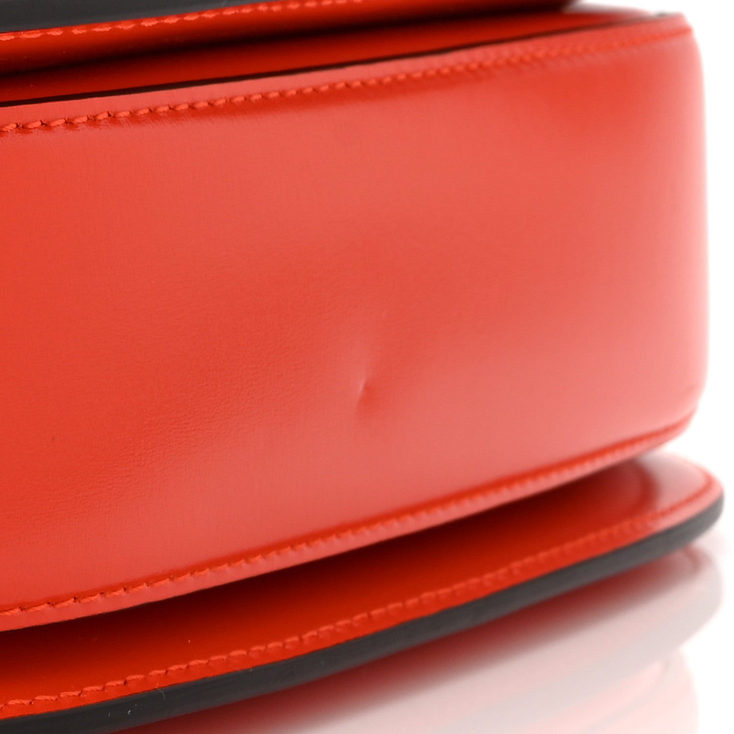 Gucci Boarded Dyana Lux Calfskin Web Small Bamboo 1947 Top Handle Bag Calypso Orange 12 of 12