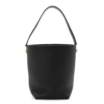 The Row Grained Calfskin Small N/S Hook Tote Black 1 of 9