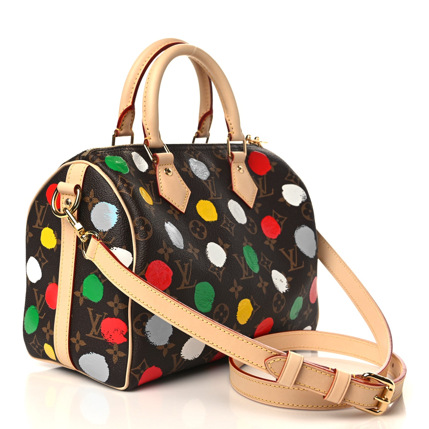 Louis Vuitton X Kusama Dots Speedy Bandouliere 25 3 of 8