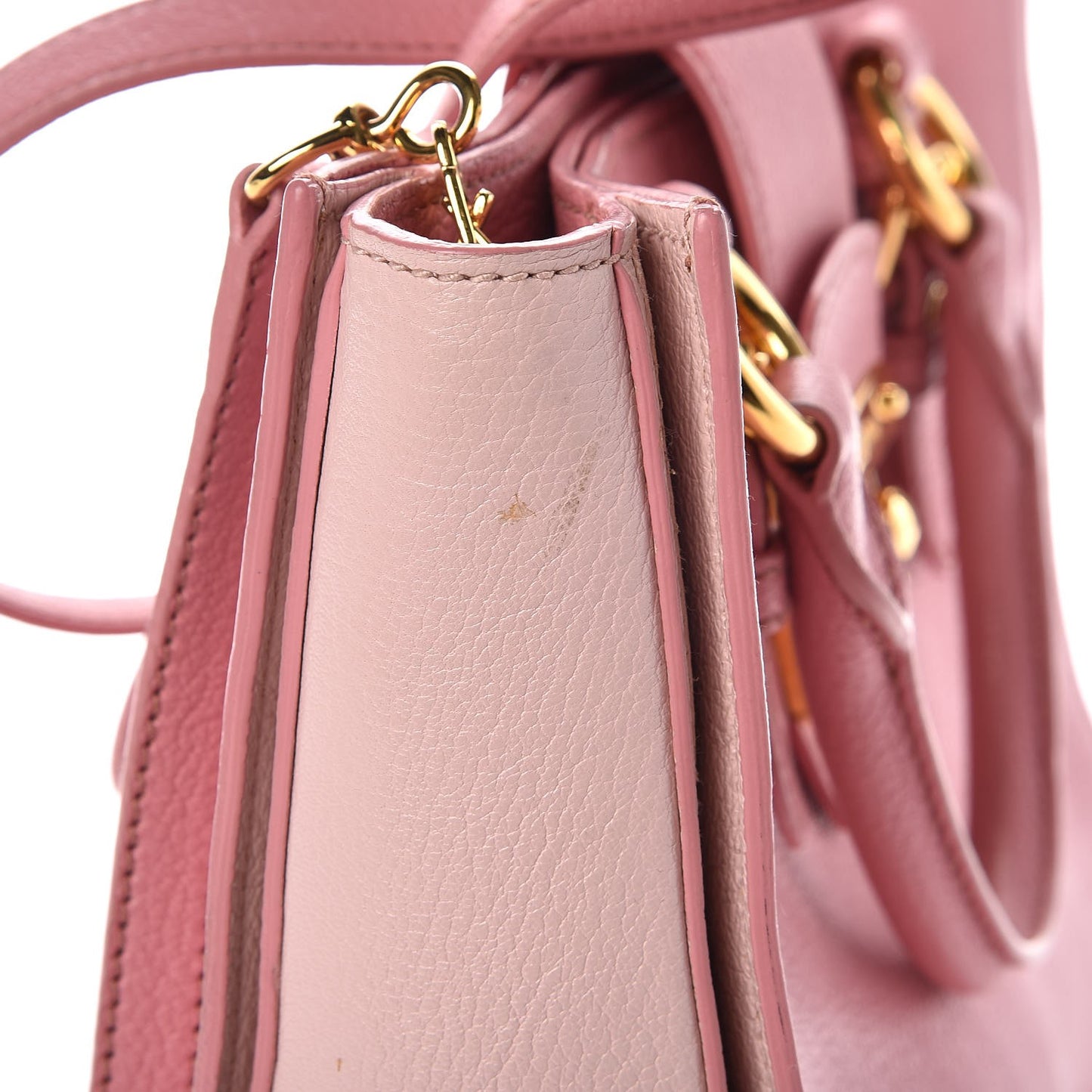 Goatskin Madras Shopping Tote Rosa Gemma