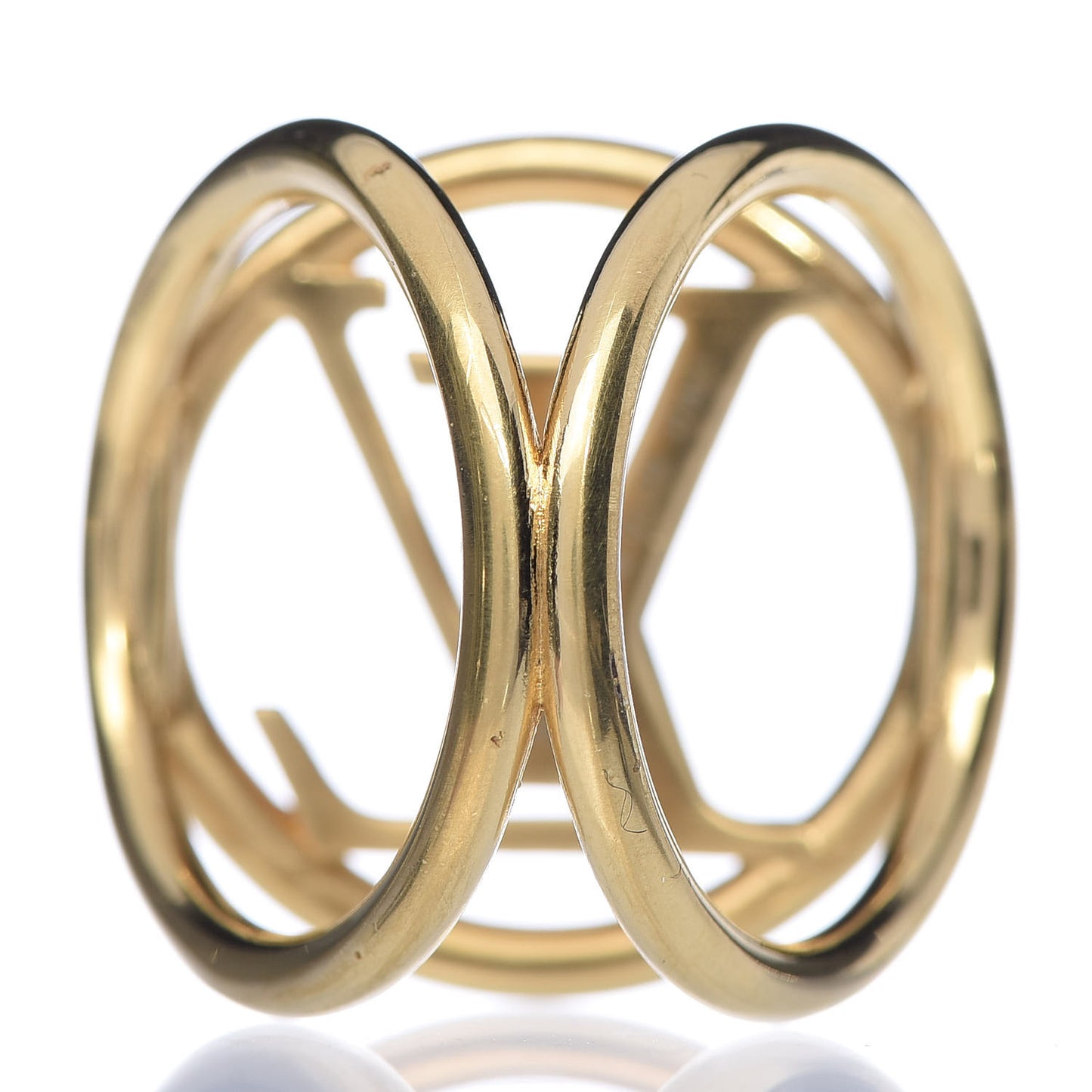 Louise Scarf Ring Holder Gold