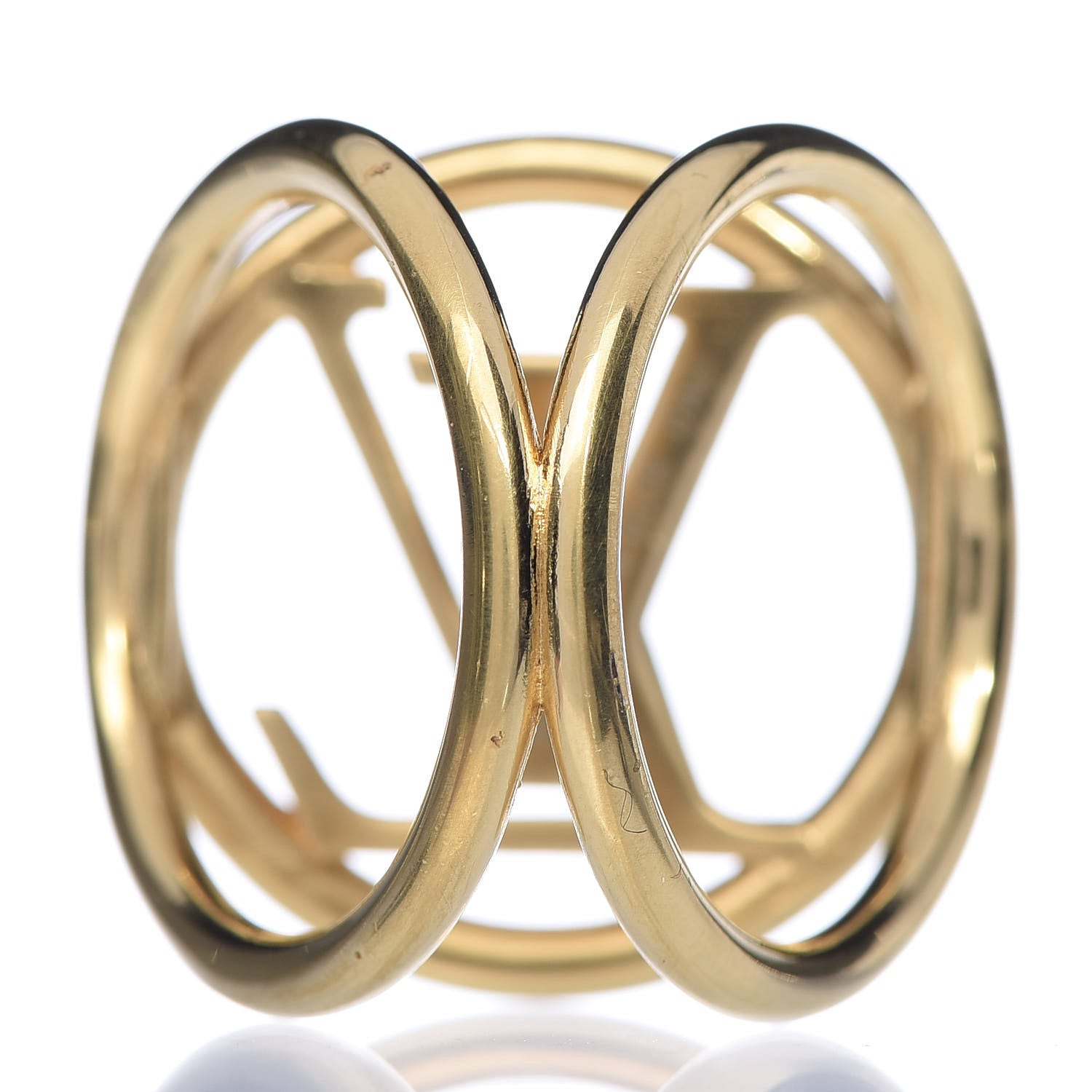 Louis Vuitton Louise Scarf Ring Holder Gold 3 of 4