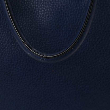 Prada Vitello Daino Side Zip Tote Bluette 11 of 11