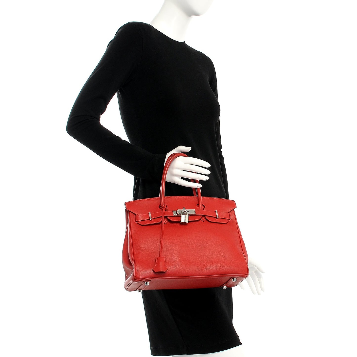 Swift Birkin 30 Rouge Garance