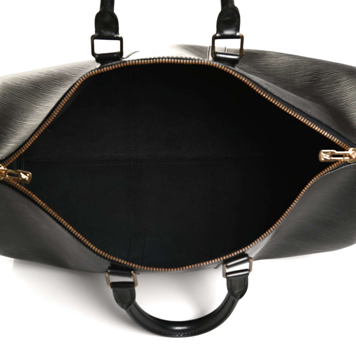 Louis Vuitton Epi Keepall 45 Black 5 of 14