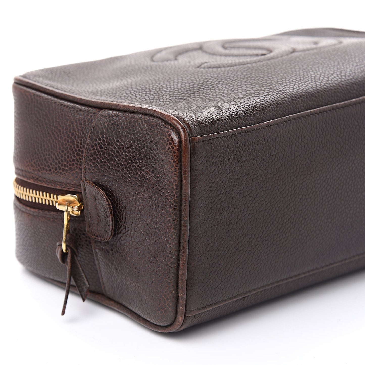 Caviar Timeless CC Cosmetic Pouch Bag Brown