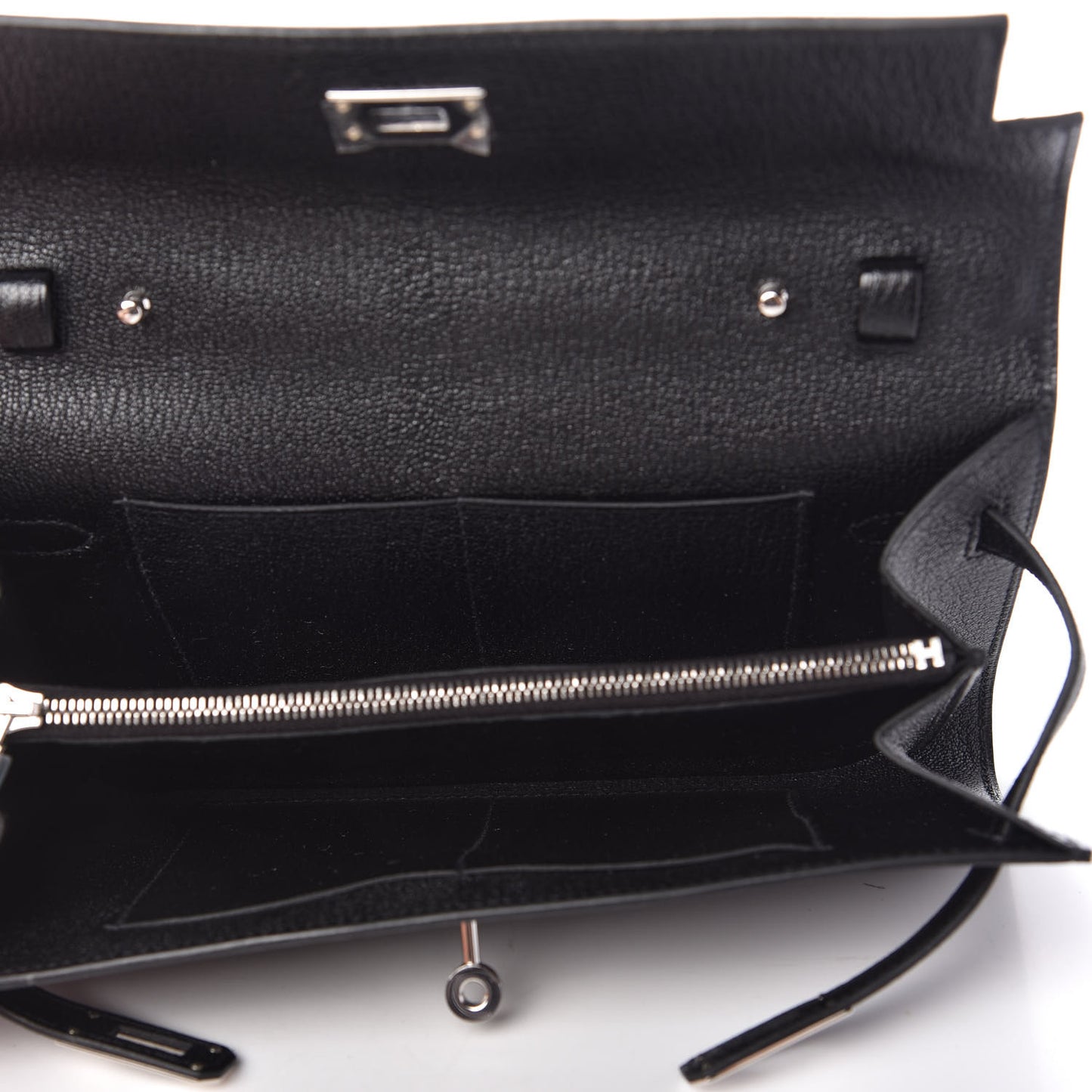 Chevre Mysore Kelly Wallet To Go Black