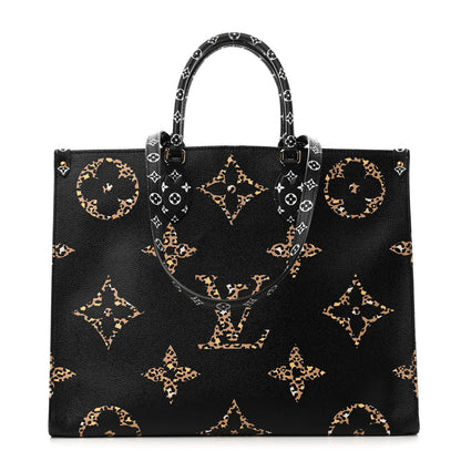 Louis Vuitton Monogram Giant Jungle Onthego GM Black 1 of 8