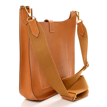 Hermes Vache Naturelle Grainee Evelyne 29 PM Natural Sable 3 of 9