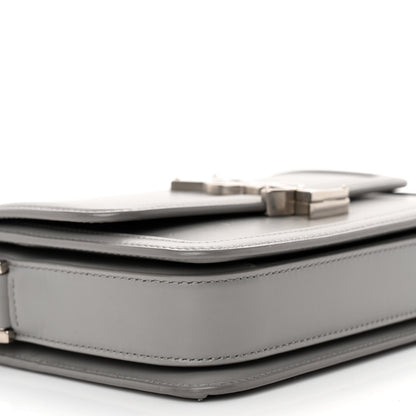 Saint Laurent Smooth Calfskin Small Solferino Satchel Storm 8 of 9